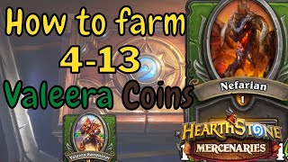 How to Farm Valeera Coins Guide Nefarian Blackrock Mountain 413  Hearthstone Mercenaries [upl. by Desimone]