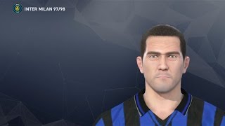 G Bergomi PES 2017 face amp stats Inter Milan 9798 [upl. by Ymrots]