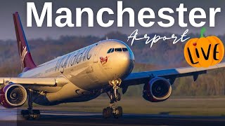 🔴 LIVE Manchester Airport Plane Spotting 🛫 [upl. by Yoshio]