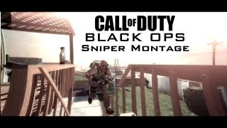 Call of Duty Black Ops Sniper Montage  Best Quickscope Feeds  Edit HD [upl. by Anirav]