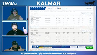 V75 Kalmar Lördag 131  Med Daniel Manfred och Per [upl. by Nibot433]