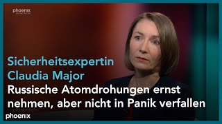 phoenix persönlich mit Sicherheitsexpertin Claudia Major vom 060522 [upl. by Janka]