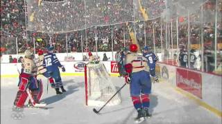 2012 AHL Outdoor Classic Highlights  Marlies vs Bulldogs [upl. by Elfrieda]