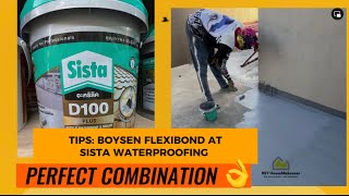 TIPS  BOYSEN FLEXIBOND AT SISTA WATERPROOFING PERFECT COMBINATION👌 [upl. by Aivirt]