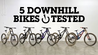 5 Downhill Bikes Reviewed  Vital MTB Test Sessions [upl. by Altheta499]