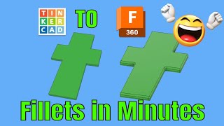 Send Tinkercad designs to Fusion to Add Instant Fillets Easy Steps [upl. by Euphemia]