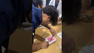 Suture Practice 🪡 In Surgery 🔪💉aiims mbbs aiimsdelhi medical motivation viralvideo [upl. by Anidam]