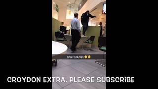 Croydon council crazy man gets taken down [upl. by Ladnyc]