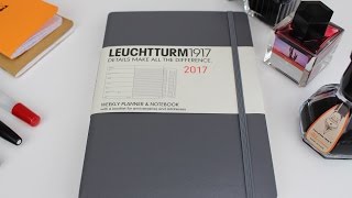 LEUCHTTURM 1917  Fountain pen friendly journals Weekly Planner amp Notebook [upl. by Bixby]