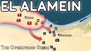 El Alamein 1942  Rommel Launches His Assault  Animated [upl. by Hegarty]