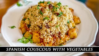 The BEST Couscous you will EVER Taste  Spanish Couscous Recipe [upl. by Fendig]