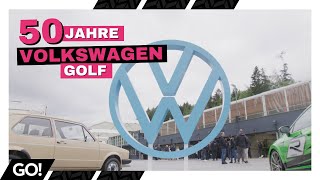 Meilenstein der Automobilgeschichte  50 Jahre VW Golf [upl. by Anifled]