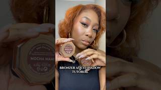 Bronzer as Eyeshadow makeuptutorial beauty fullglam glammakeup eyemakeup bronzer [upl. by Lozar]