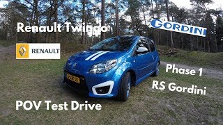 Renault Twingo RS Gordini Phase 1 2011 POV Test Drive [upl. by Oderfigis]