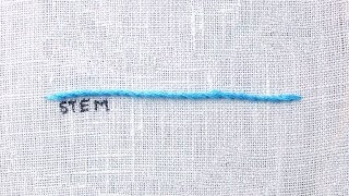 How to Stem Stitch [upl. by Atoiganap76]