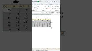 🔥✅Aprende a crear un calendario dinámico en Excel en solo 2 pasos GO [upl. by Sueahccaz]