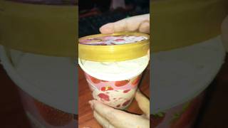 Yummy Selecta Ice Cream  Strawberry Flavor 🍓 viral icecream satisfying shorts [upl. by Ilrebma508]