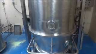 FLUID BED DRYER VIDEO 5  500 kg [upl. by Arelc174]