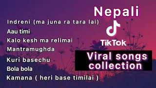 Nepali tiktok viral song collection  ma juna ra taralai  kalo kesh ma relimai [upl. by Lugo]