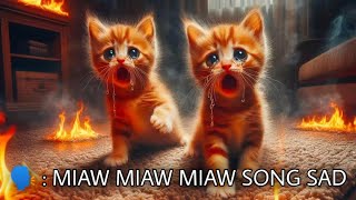 miaw miaw miaw song sad lyrics video [upl. by Lindner]