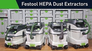 Festool HEPA Dust Extractors Improve the quality and efficiency of your work [upl. by Ylak752]