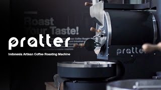 Coffee Roasting Machine  Pratter  Indonesia Artisan Coffee Roaster Machine [upl. by Skerl]