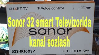 Sonor 32 smart televizorida kanal sozlash [upl. by Twila]