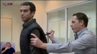 Reporter Actually Gets Stabbed on TV While Testing KnifeProof Vest [upl. by Akered93]