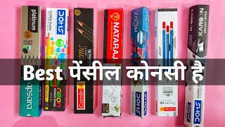 Best 7 Pencil Comparison  Best Dark Pencil  Unboxing Pencil Collection  Which Is Dark Pencil [upl. by Cornwall531]