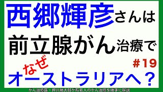 西郷輝彦さんは前立腺がん治療でなぜオーストラリアへ？・有名人がん解説19 [upl. by Ansell]