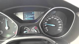 Ford Focus 16TDCi 85kW acceleration [upl. by Ahso]