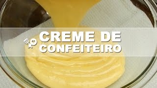 Como fazer creme de confeiteiro [upl. by Lerat631]