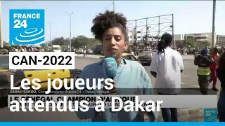 CAN2022  les Sénégalais attendent avec quotdévotionquot les Lions de la Teranga à Dakar [upl. by Aset]