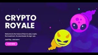 Playing Crypto Royale  A Brand New Crypto Game Like Agario [upl. by Byrdie897]