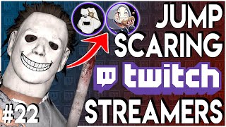 MIRROR MYERS SCARES KILLER MAINS  JumpScaring Twitch Streamers 22 [upl. by Enomrej]