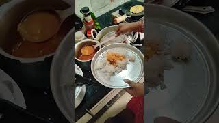 Today 🍝 lunch  Shorts radish sambar with radish green food cooking love  For recipes comment [upl. by Llenrev]