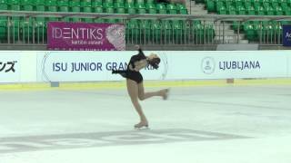 ISU 2014 Jr Grand Prix Ljubljana Ladies Free Skate  Monika PETERKA SLO [upl. by Underwood]