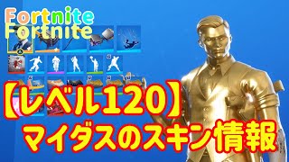 【レベル120】金マイダスのスキン情報紹介します♪ [upl. by Reivaj]