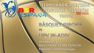 BASQUET GIRONA  UPV INADIV BSR [upl. by Yelsnya]