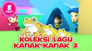 Koleksi Lagu Kanak Kanak 2  Jana Wada Zaza  Katak Si Katak Lompat Dan LainLain  8 Minit [upl. by Huckaby]