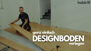 Designboden verlegen  Tutorial von Hobb [upl. by Ayikaz474]