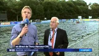 C Sports dans le JT soir dimanche en direct du Championnat du Monde de Kayak polo à ThuryHarcourt [upl. by Adlar]