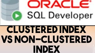 Difference between Clustered index and nonclustered index in oracle SQL plsql interview question [upl. by Artie192]