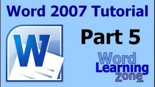 Microsoft Word 2007 Tutorial  part 05 of 13  Entering Text 2 [upl. by Hendrix]