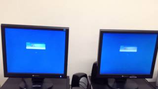 2 identical gateways booting windows Xp boot test [upl. by Nwatna]