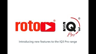 Rotork IQ3 Pro additional features – January 2024 [upl. by Annaitsirk446]