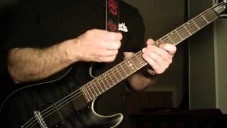 Megadeth Dystopia Guitar Lesson Part 2 [upl. by Shelman98]