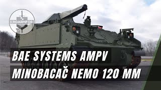 CROAMFOR 65 BAE Systems predstavio AMPV sa kupolom NEMO 120 mm  Hrvatska Vojska  Croatian Army [upl. by Siugram608]