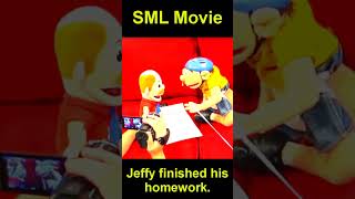 SML Movie Jeffy finished his homework sml smlmovie smljeffy [upl. by Nahte]