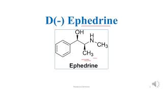 Ephedrine Uses  Structure Elucidation  Synthesis [upl. by Sac604]